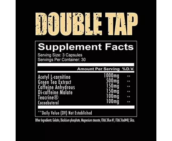 Redcon1 Double Tap Fat Burner Capsules 90's