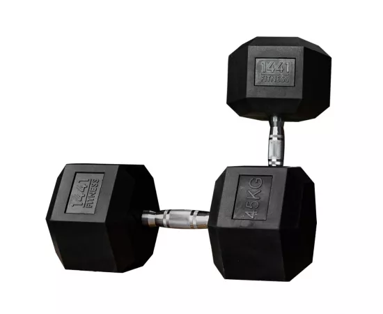 Hex Dumbbells Set - 2.5 KG to 20 KG (8 Pairs)