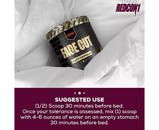 Redcon1 Fade Out Sleep Black Currant Flavor 357g