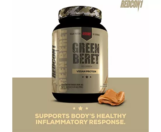 Redcon1 Green Beret Vegan Protein Peanut Butter 990g