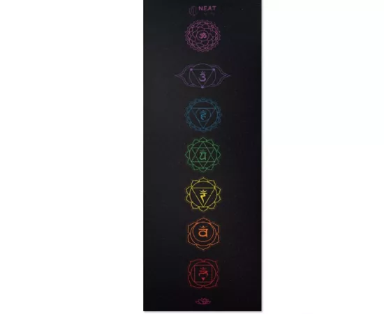 Neat by Nicky Chunky Chakra Black Yoga Mat