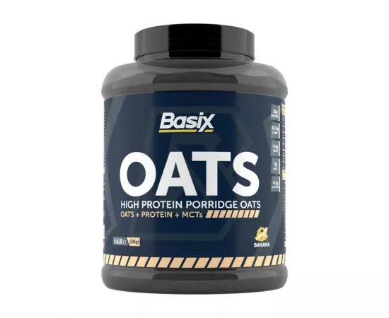 Basix Oats Banana Flavor High Protein Porridge Oats 3 kgs