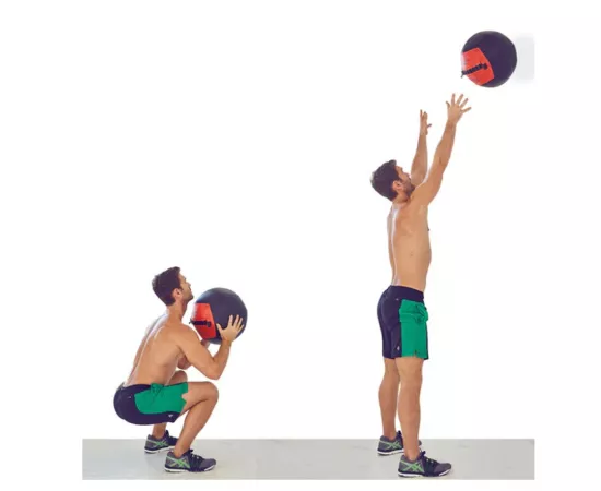 1441 Fitness Wall Ball for CrossFit, Core Strength, and Functional Training - 2Kg