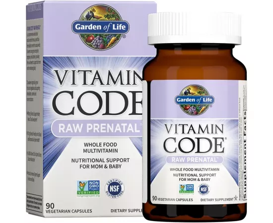 Garden of Life Vitamin Code Raw Prenatal Vegetarian Capsules 90's