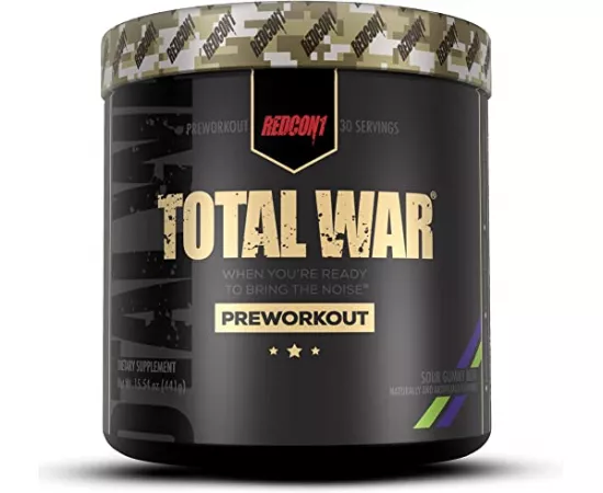 Redcon1 Total War Pre Workout Sour Gummy Bear 441g