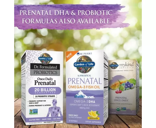 Garden of Life MyKind Organics Prenatal Once Daily Tablets 30's