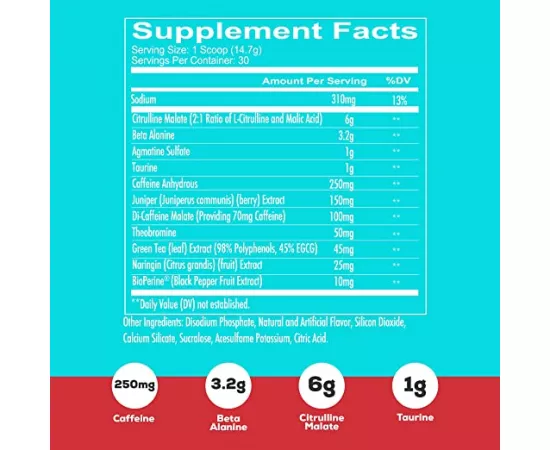 Redcon1 Total War Pre Workout Rainbow Candy 441g