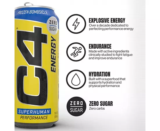 Cellucor C4 Ready to Drink Frozen Bombsicle (12 Pack)