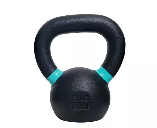 1441 Fitness Powder Coated Cast Iron KettleBell - 6 Kg