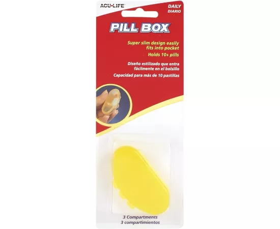 Acu Life Daily Pill Box Kidney Shaped