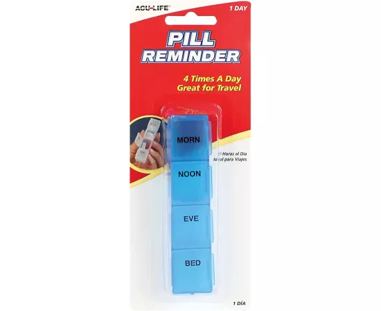 Acu Life Daily Pill Box - Blue