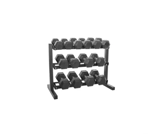 1441 Fitness 3 Tier Dumbbell Rack for 8 Pairs