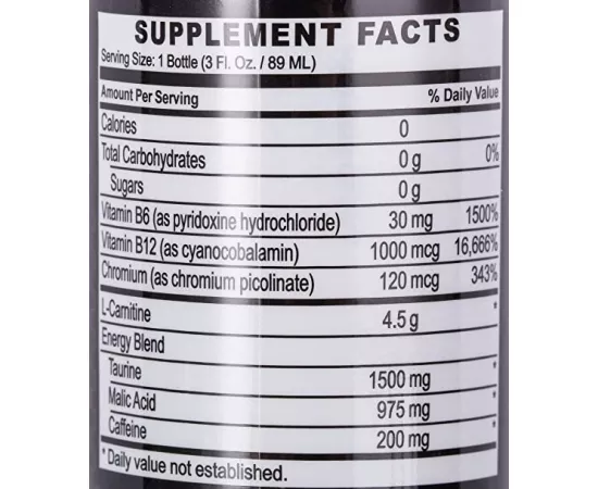 Muscle Core Nutrition L-Carnitine 4500 Tangerine 89ml