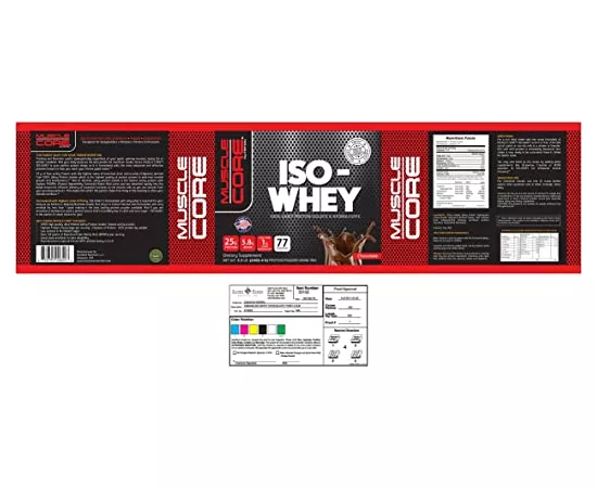 Muscle Core Nutrition ISO-Whey Chocolate 5.3 lb (2402g)