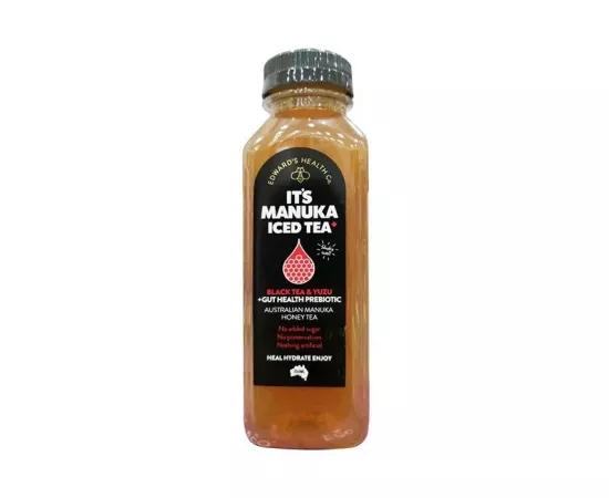 It's Manuka Iced Tea Black Tea & Yuzu + Gut Honey Tea 350 ml