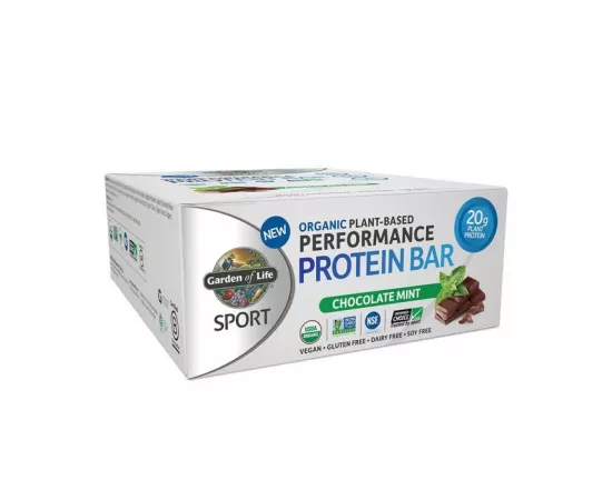 Garden Of Life Sport Organic Proteinn Bar Chocolate Mint 75g (Pack of 12)