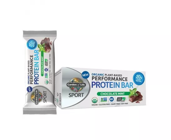 Garden Of Life Sport Organic Proteinn Bar Chocolate Mint 75g (Pack of 12)