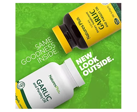 NaturesPlus Garlic and Parsley Oil Softgels 180's