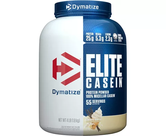 Dymatize Elite Casein Smooth Vanilla 4 lbs (1.8 kg)