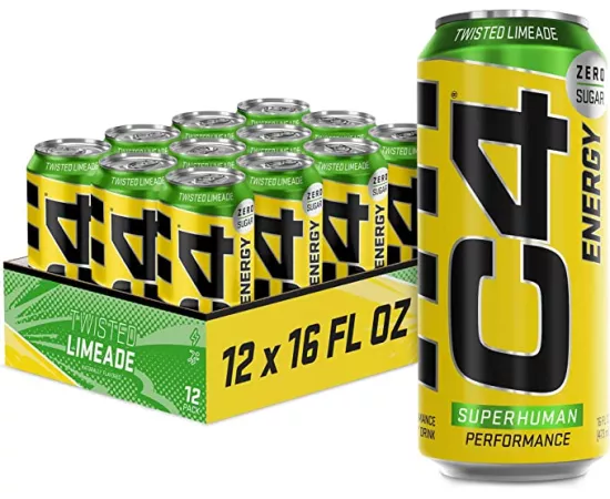 Cellucor C4 Original Carbonated Twisted Limeade 473 ml (12 Pack)