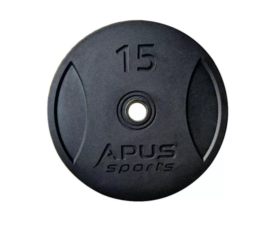 Apus Poland Olympic Rubber Bumper Plates 15 Kg