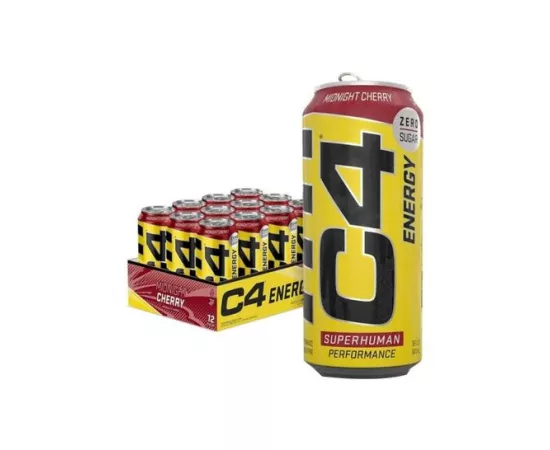 Cellucor C4 Energy Carbonated Zero Sugar Midnight Cherry 473 ml (12 Pack)