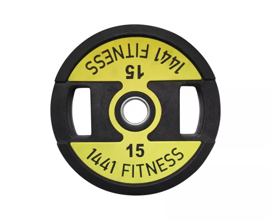 1441 Fitness Dual Grip Premium Olympic Plates - 15 Kg