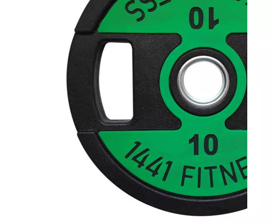 1441 Fitness Dual Grip Premium Olympic Plates - 10 Kg