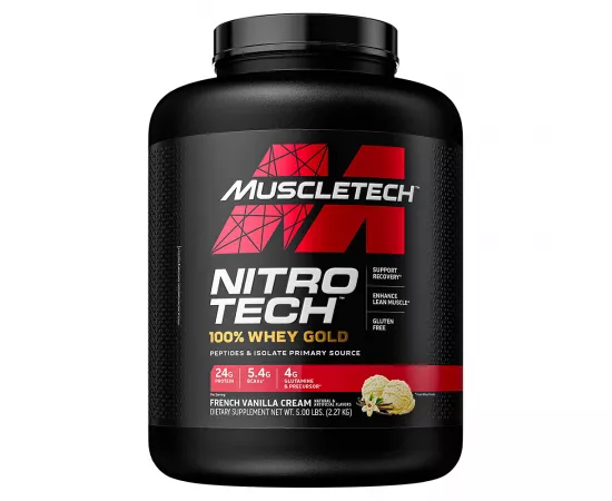 Muscletech Nitro Tech Whey Gold French Vanilla 5 lb (2.27 kg)