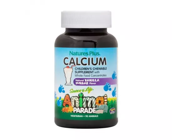 Natures Plus Animal Parade Childrens Chewable Calcium Tablets 90's