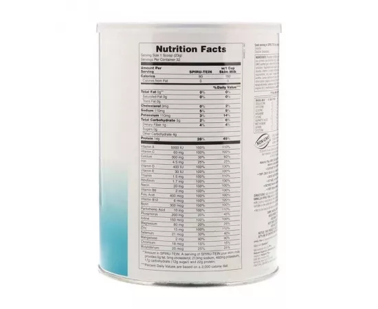 Natures Plus Spiru-Tein Simply Natural 1.63 LBS (740g) Can