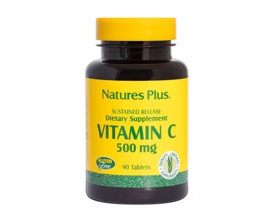 Natures Plus Vitamin C 500 Sustained Release With Rose Hips Tablets 90's