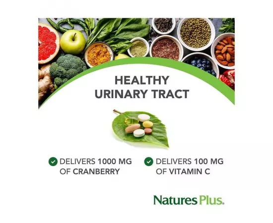 Natures Plus Ultra Cranberry Chewable Love Berries Vitamin C Tablets 90's