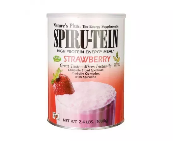 Natures Plus Spiru-Tein Strawberry 2.4 Lbs 1088 g Can