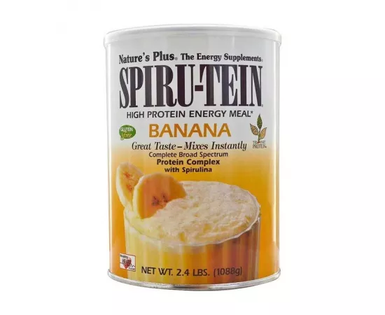 Natures Plus Spiru-Tein Banana 2.4 LBS Can 1088 g