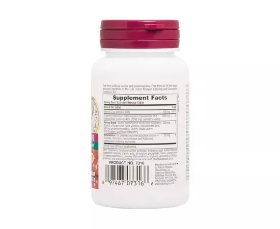 Natures Plus Herbal Actives Ultra Cranberry 1500 Extended Release Tablets 30's