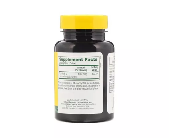 Natures Plus Vitamin B 12 500 MCG Tablets 90's