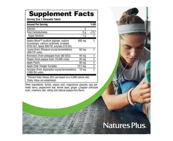 Natures Plus Nutrasec Chewable 90's