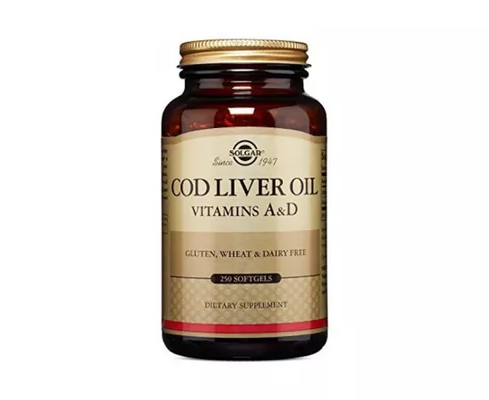 Solgar Norwegian Cod Liver Oil Softgels 250's