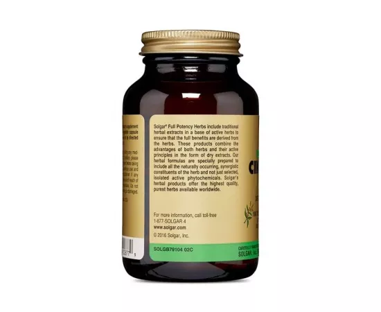 Solgar Full Potency Cinnamon Vegetable Capsules 100's