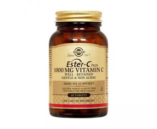 Solgar Ester-C Plus 1000 mg Vitamin C Tablet 60's
