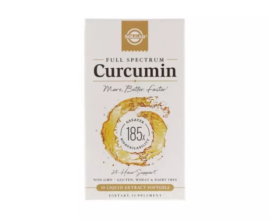 Solgar Fullspectrum Curcumin Liquid Extract Softgels 30's