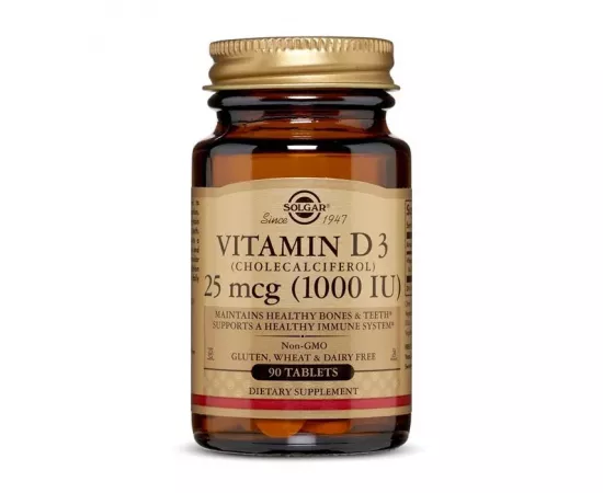 Solgar Vitamin D3 1000 IU Tablets 90's