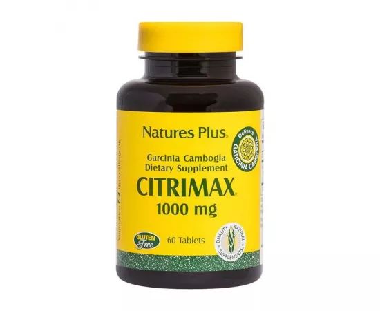 Natures Plus Citrimax 1000 mg Stand Garcinia Cambogia Tablets 60's