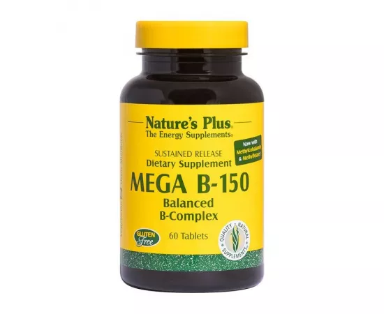 Natures Plus Mega B 150mg Sustained Release 60's