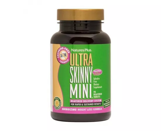 Natures Plus Ultra Skinny Mini Caffeine Free Bilayered Tablets 90's
