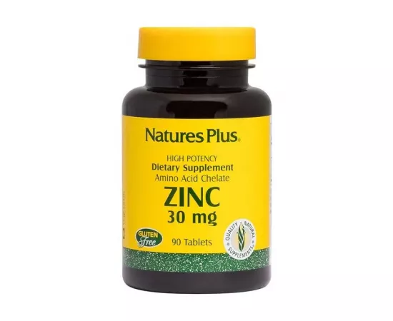 Natures Plus Zinc 30 mg Tablets 90's