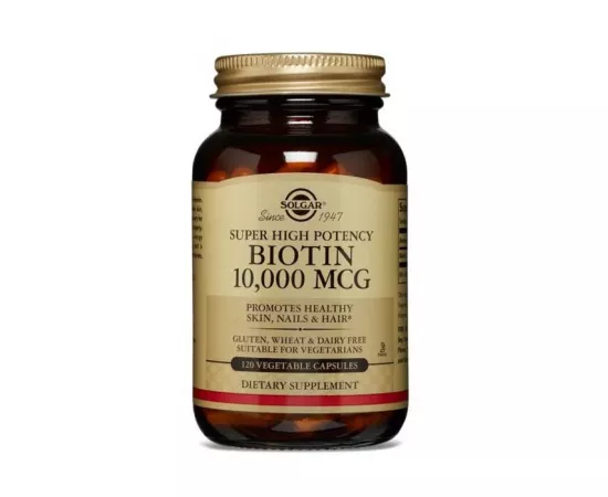 Solgar Biotin 10000 MCG Vegetable Capsules 120's