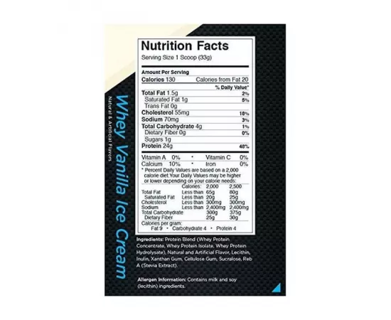 Rule1 Whey Blend Vanilla Ice Cream 28 Servings 2.04 lb