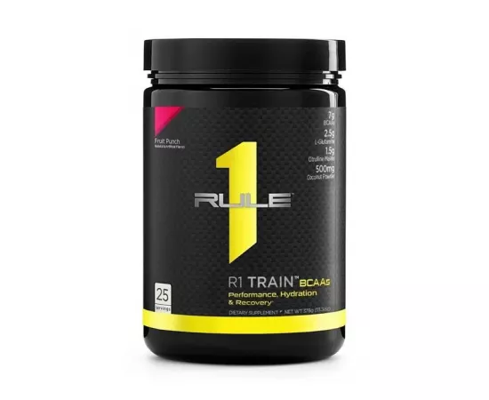 Rule1 Train BCAAs Fruit Punch 25 Servings 378g